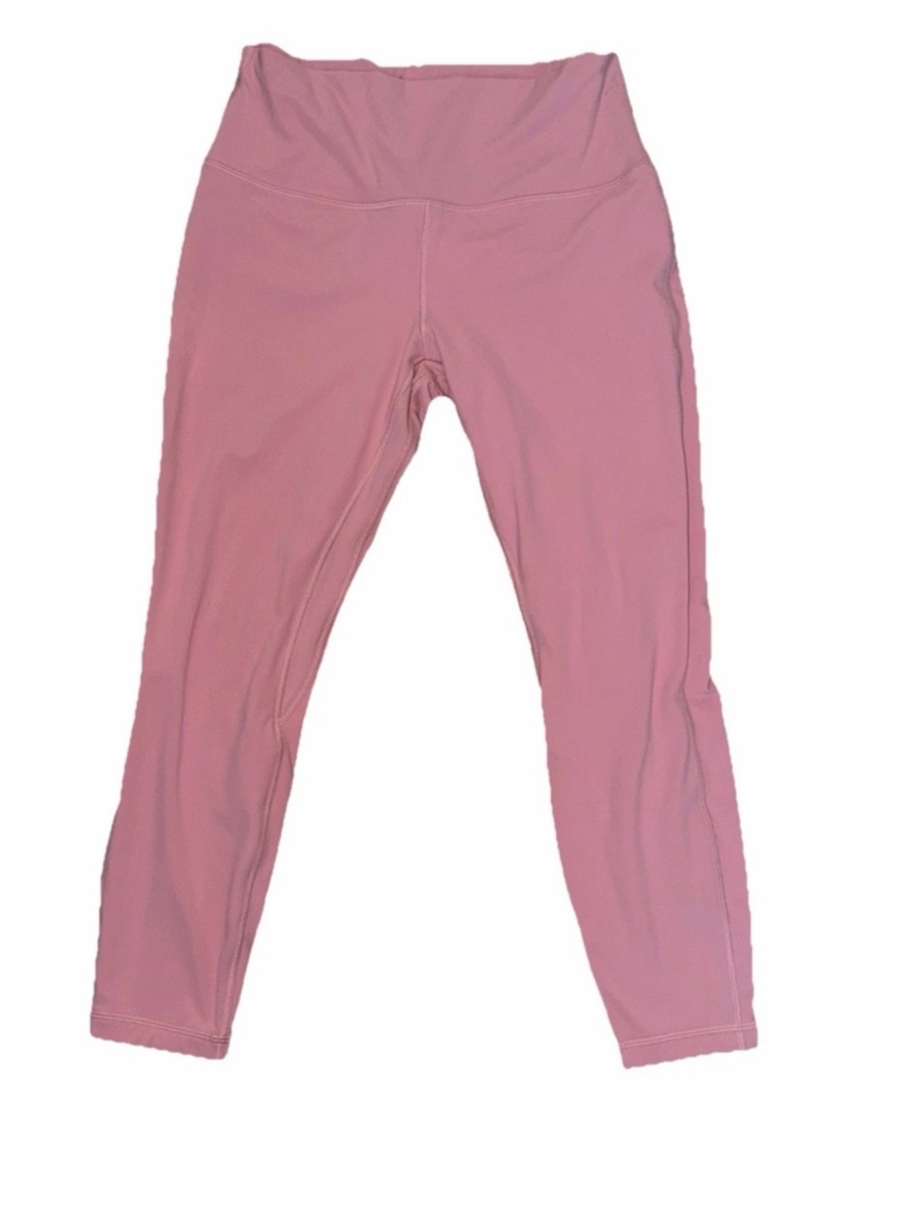 Lululemon Align High Rise Pant 25” Size 12 Pink Double Lined ** Flaw